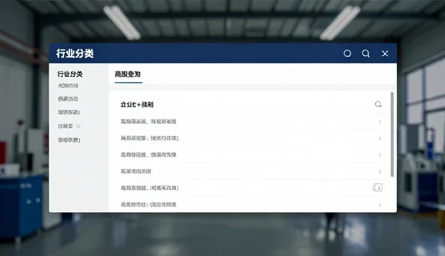 行业分类高级查询选型关注点与限制分析